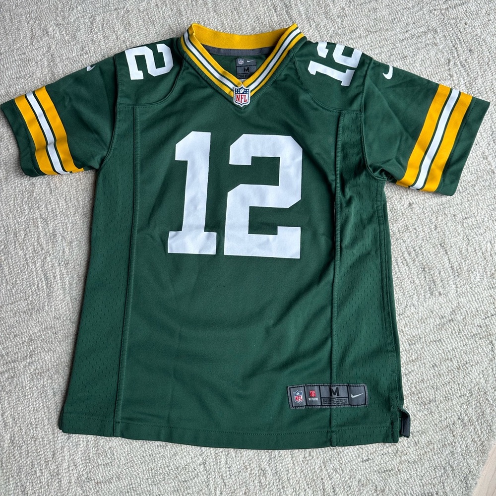 Nike NFL Aaron Rodger’s #12 Kids Football Jersey